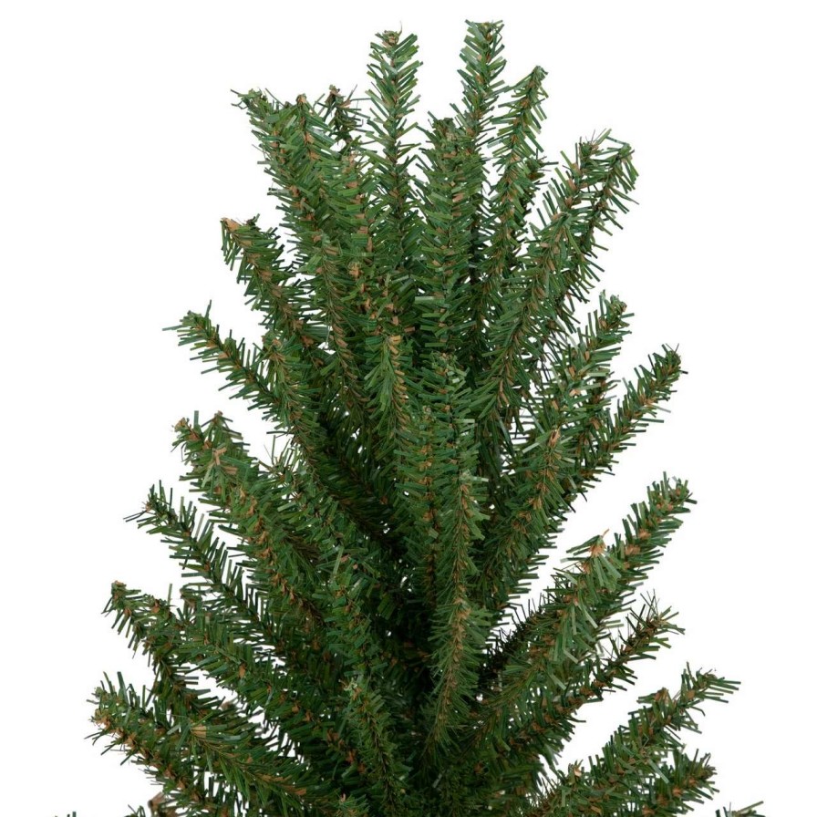 Christmas Table Top Trees * | Northlight 24 Traditional Scottsdale Mini Pine Artificial Christmas Tree With Burlap, Unlit