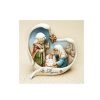 Nativity Sets & Accessories * | Roman 5.5 White And Blue Nativity Scene Angel Wings Christmas Tabletop Decor