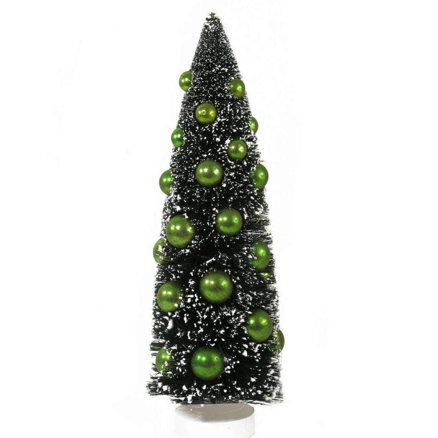 Christmas Table Top Trees * | Northlight 15 Green Sisal Tabletop Christmas Tree With Ornaments