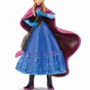 Figures * | Department 56 3.25 Blue And Magenta Purple Disney Frozen Anna Christmas Figurine