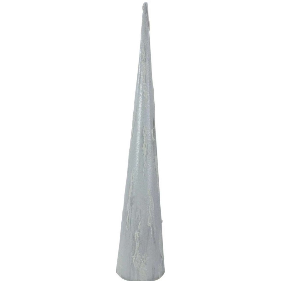 Christmas Table Top Trees * | Northlight 24 White And Gray Marbled Tabletop Christmas Tree