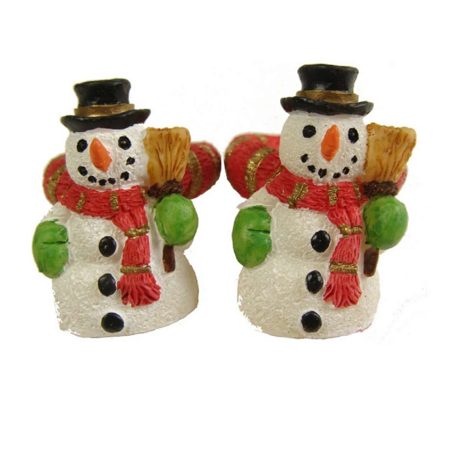 Candles & Lanterns * | Cc Christmas Decor Club Pack Of 288 White And Orange Friendly Snowman Christmas Taper Candle Rings 1.25