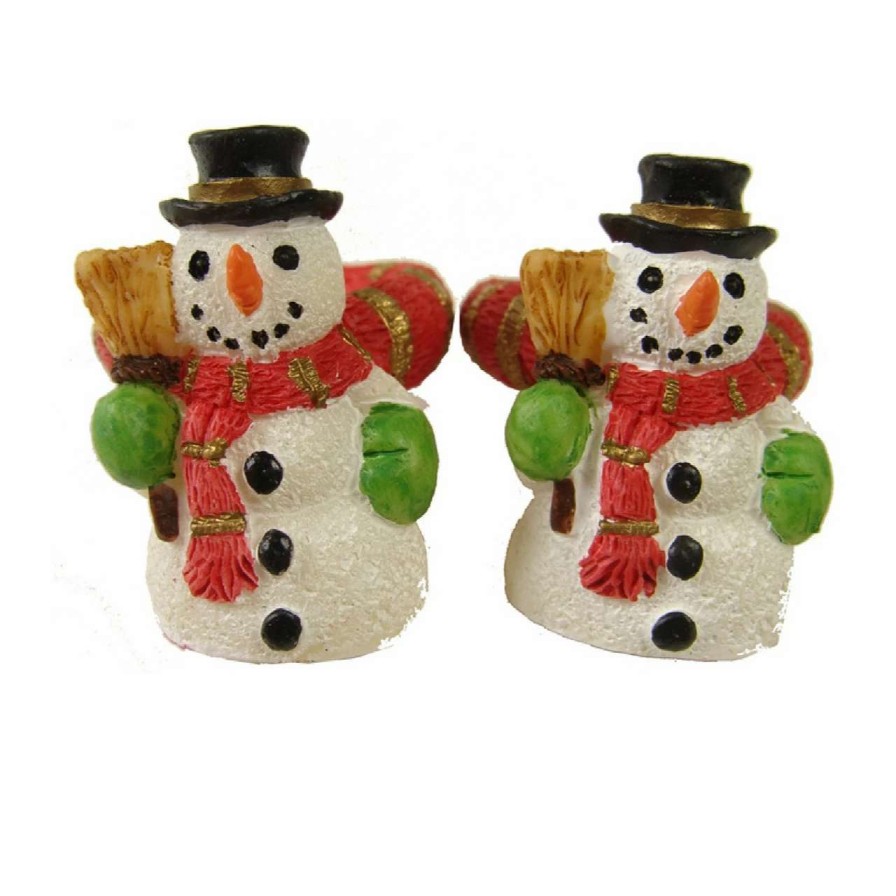 Candles & Lanterns * | Cc Christmas Decor Club Pack Of 288 White And Orange Friendly Snowman Christmas Taper Candle Rings 1.25