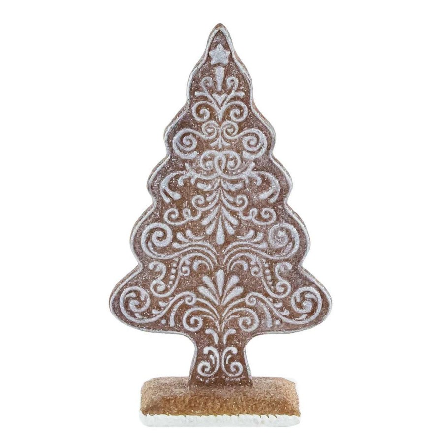 Christmas Table Top Trees * | Northlight 8.25 Glittered Gingrebread Tree Christmas Decoration