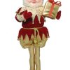 Figures * | Fantasy Creations 25 Red Christmas Elf Holding Present On Display Stand