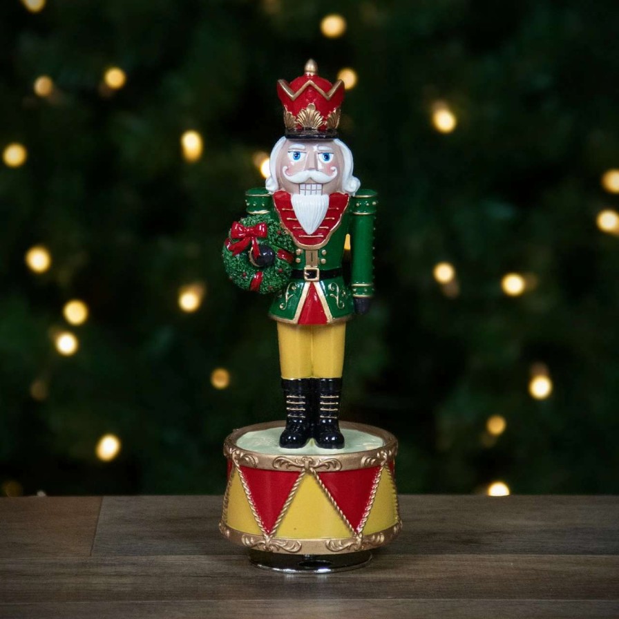 Figures * | Northlight 8.25 Musical Revolving Christmas Nutcracker Figure