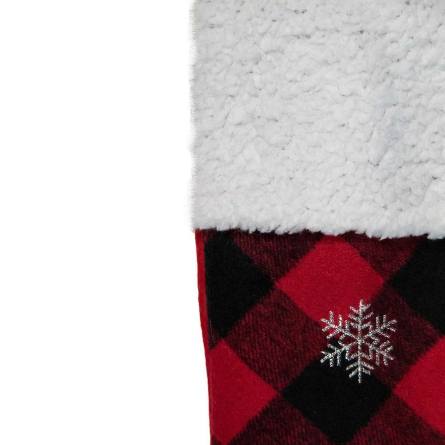 Stockings & Holders * | Northlight 20.5 Red And Black Plaid Christmas Stocking With A Vintage Truck