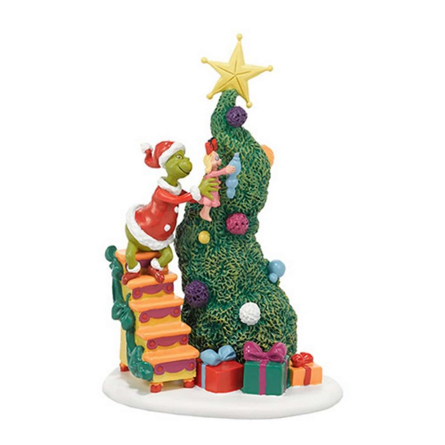 Christmas Village Sets & Accessories * | Department 56 Dr. Seuss The Grinch "It Takes Two, Grinch & Cindy-Lou" Christmas Figurine #4038647