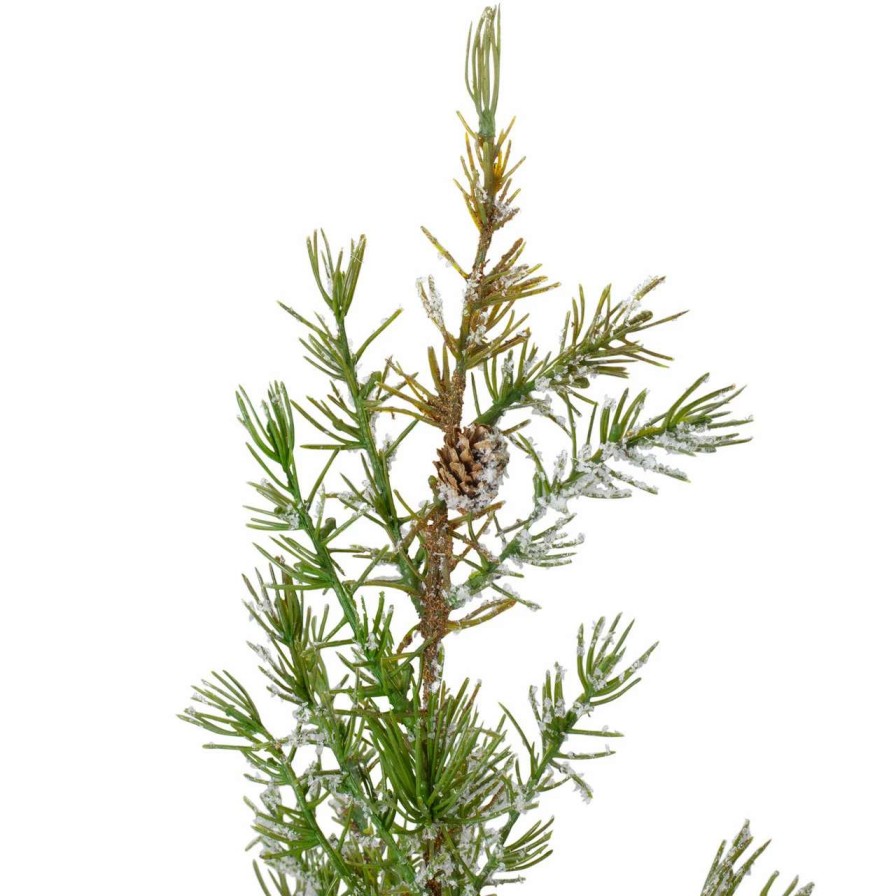 Christmas Table Top Trees * | Northlight 28 Potted Frosted Pine Artificial Christmas Tree Unlit