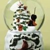 Christmas Village Sets & Accessories * | Roman 5.5 Musical Snowman Conducting Cardinal Bird Chorus Christmas Glitterdome