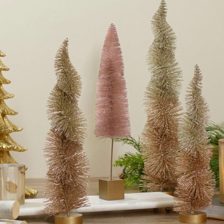 Christmas Table Top Trees * | Northlight 14 Brown Sisal Christmas Tree Tabletop Decoration