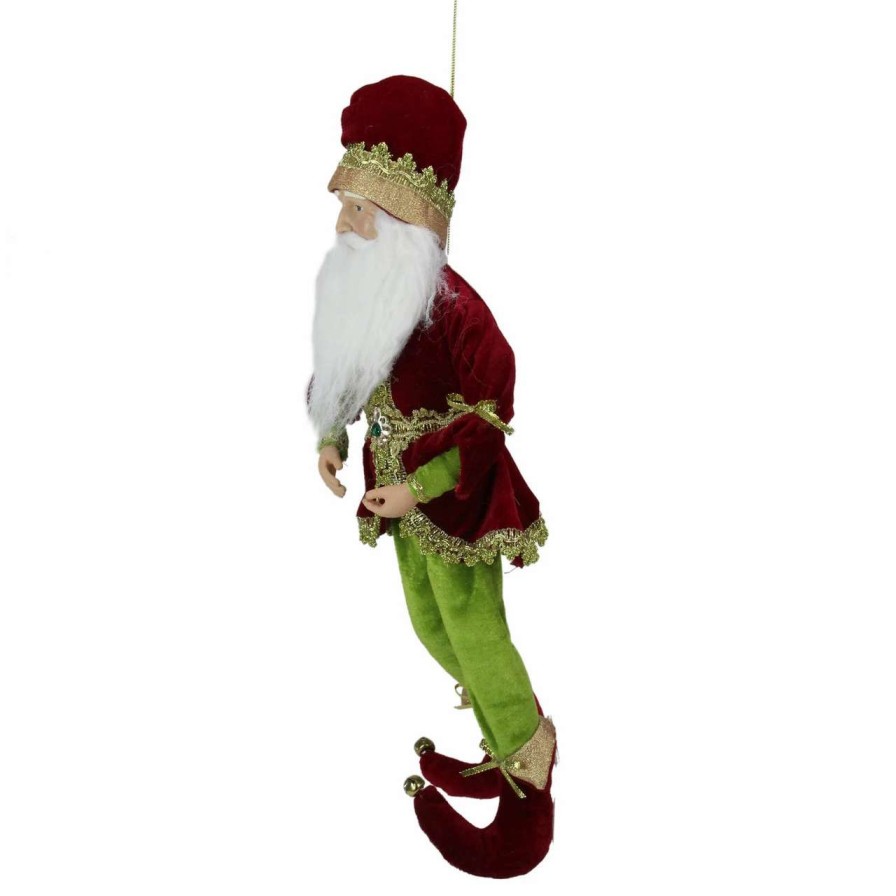 Figures * | Northlight 18 Red And Green Whimsical Elf Christmas Decor Figurine