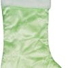 Stockings & Holders * | Northlight 20 Mint Green Iridescent Glittered Snowflake Christmas Stocking