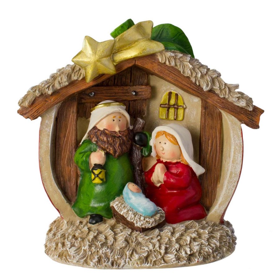 Nativity Sets & Accessories * | Northlight 7.5 Tabletop Children'S First Nativity Scene Christmas Decoration