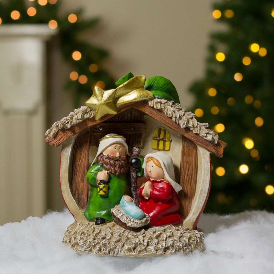 Nativity Sets & Accessories * | Northlight 7.5 Tabletop Children'S First Nativity Scene Christmas Decoration