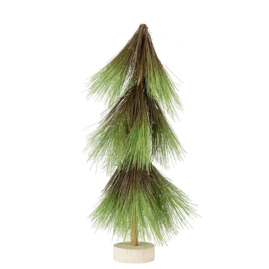 Christmas Table Top Trees * | Northlight 20.5 Green And Brown Pine Needle Tree Christmas Decoration