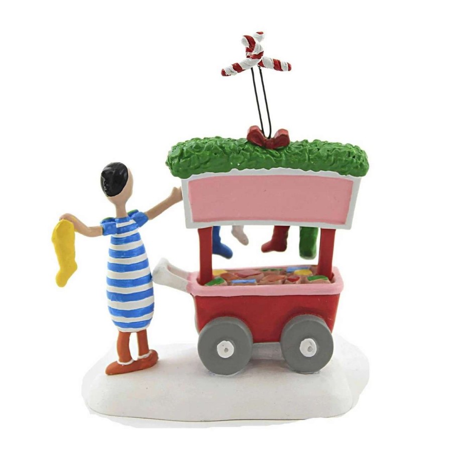 Christmas Village Sets & Accessories * | Department 56 Dept 56 The Grinch Village A Who'S Who Christmas Stocking Figure