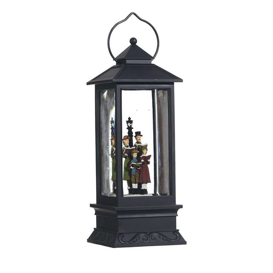 Candles & Lanterns * | Raz 12.5 Christmas Carolers Water Lantern Table Top Christmas Decoration