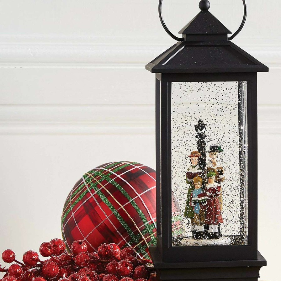 Candles & Lanterns * | Raz 12.5 Christmas Carolers Water Lantern Table Top Christmas Decoration