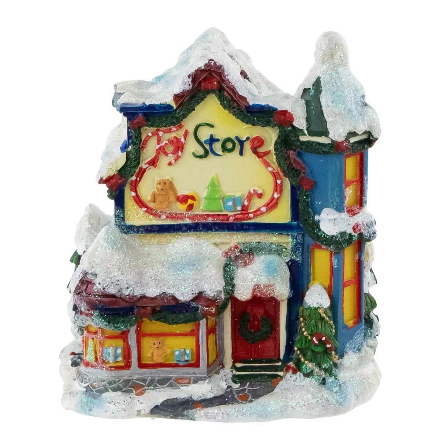 Christmas Village Sets & Accessories * | Northlight 4 Christmas Toy Store Village Building