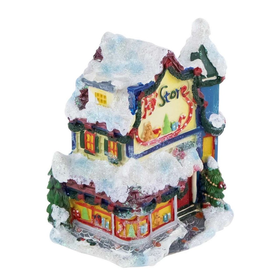 Christmas Village Sets & Accessories * | Northlight 4 Christmas Toy Store Village Building