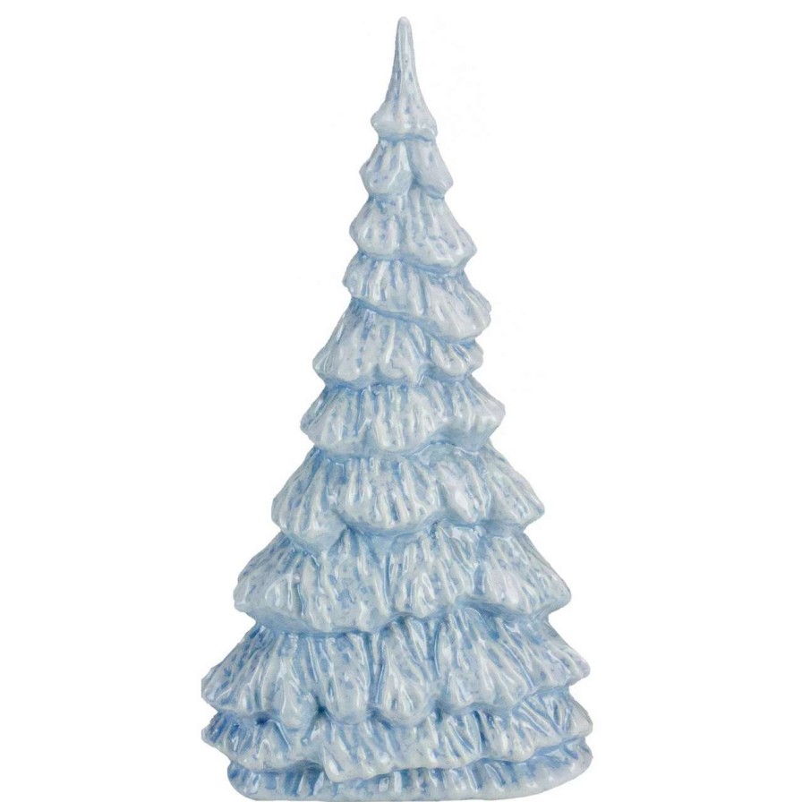 Christmas Table Top Trees * | Northlight 12.5 Blue And White Textured Christmas Tree Tabletop Decor