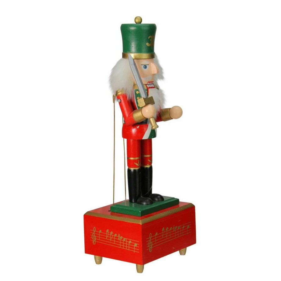 Figures * | Northlight 12.5 Red And Green Musical And Animated Guard Christmas Nutcracker