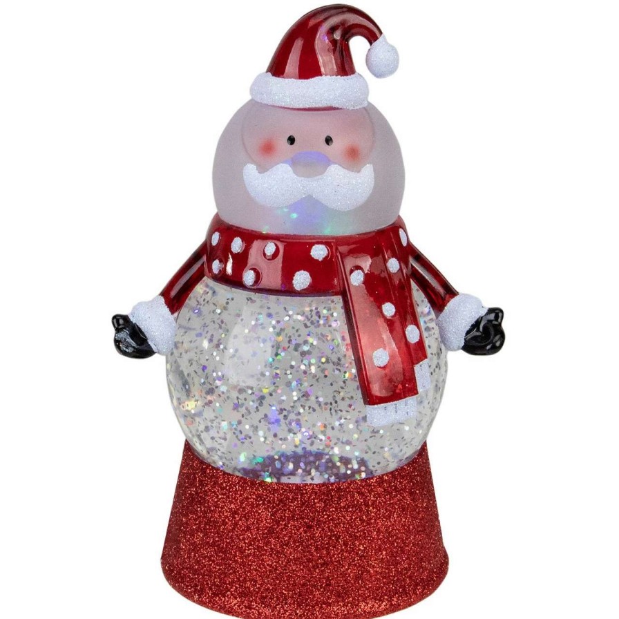 Christmas Village Sets & Accessories * | Northlight 5.75 Led Lighted Santa Claus Christmas Snow Globe