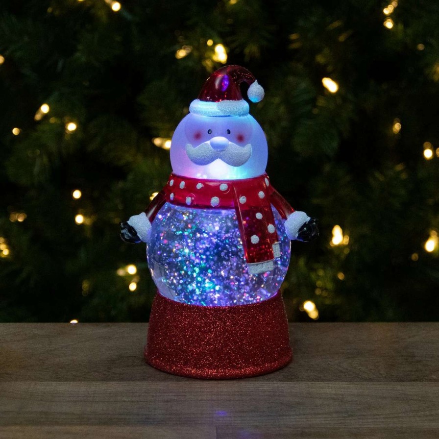 Christmas Village Sets & Accessories * | Northlight 5.75 Led Lighted Santa Claus Christmas Snow Globe