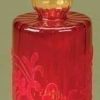 Candles & Lanterns * | Roman 'Tis The Season Led Lighted Red Glass Christmas Candle Lamp With Velveteen 8.5