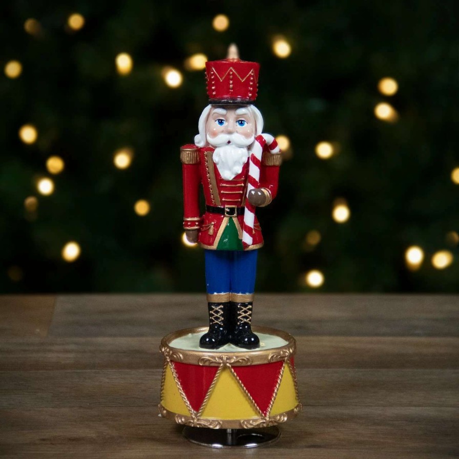 Figures * | Northlight 8.25 Revolving Musical Christmas Nutcracker Figure