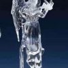 Figures * | Roman 10 Icy Crystal Led Lighted Christmas Angel Figure Holding Dove