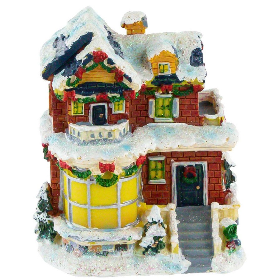 Christmas Village Sets & Accessories * | Northlight 4 Snowy House Christmas Village Decoration