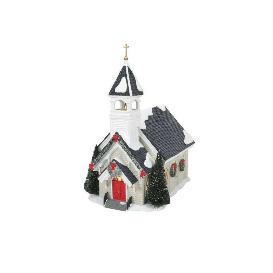 Christmas Village Sets & Accessories * | Department 56 Dept 56 Pleasant View Church Christmas Figure