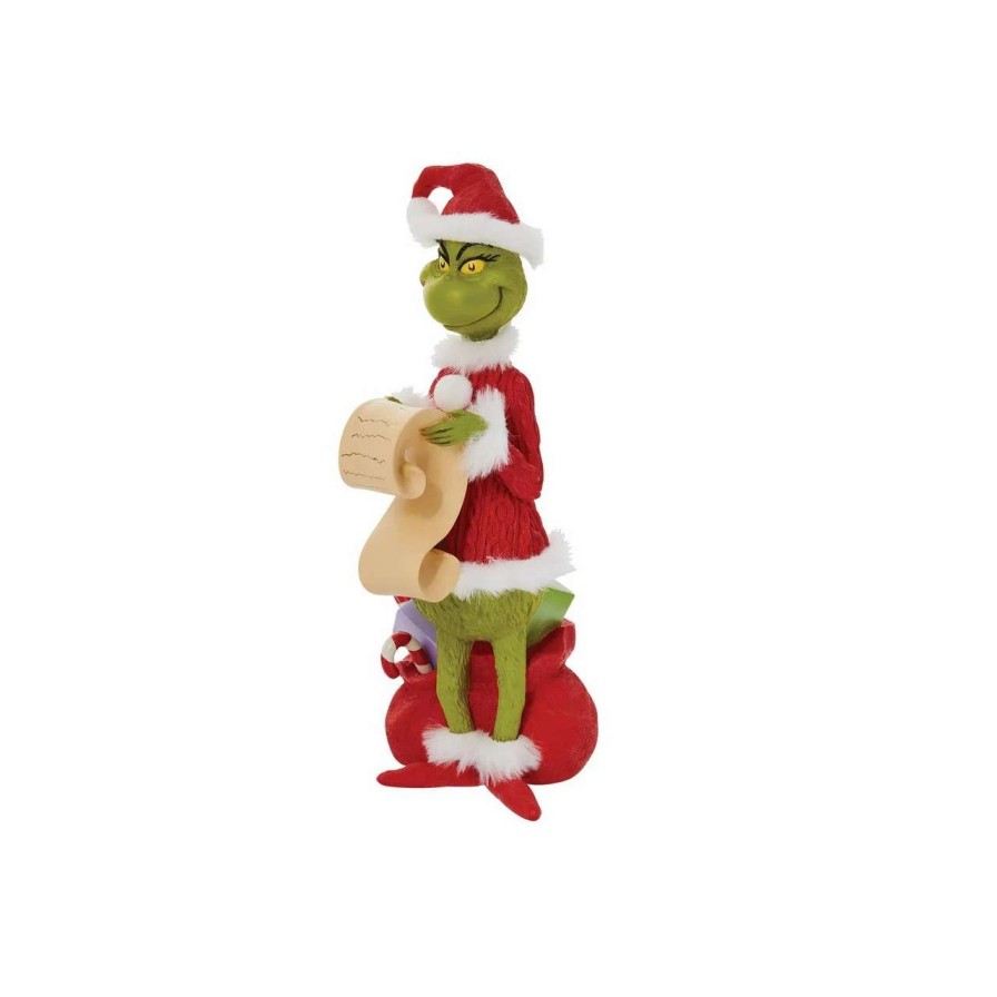 Christmas Village Sets & Accessories * | Department 56 Dept 56 Grinch Checking His List Christmas Figure