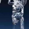 Figures * | Roman 11.5 Icy Crystal Led Lighted Christmas Angel Figure With Trumpet Horn