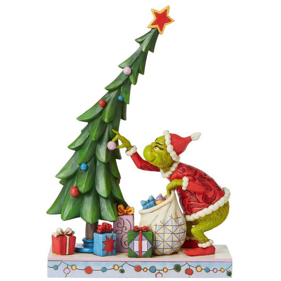 Christmas Village Sets & Accessories * | Department 56 Dept 56 Grinch Undecorating The Christmas Tree Figure