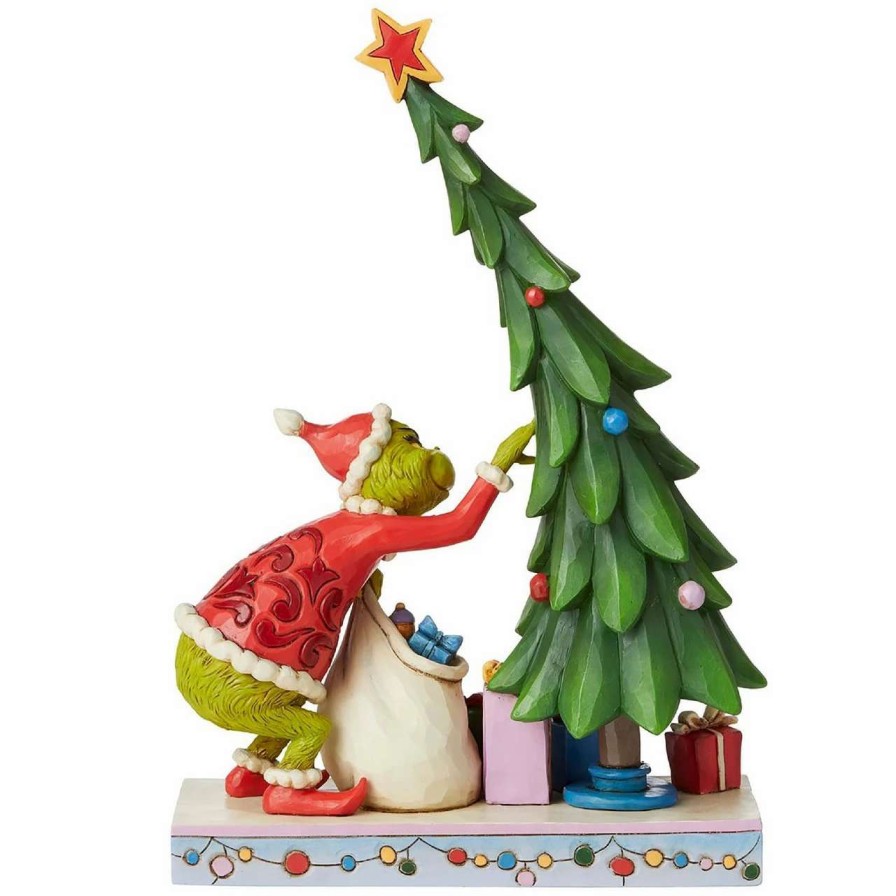 Christmas Village Sets & Accessories * | Department 56 Dept 56 Grinch Undecorating The Christmas Tree Figure