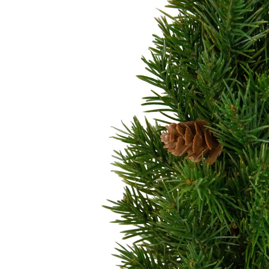 Christmas Table Top Trees * | Northlight 16.5 Mini Artificial Christmas Tree With Pinecones Unlit