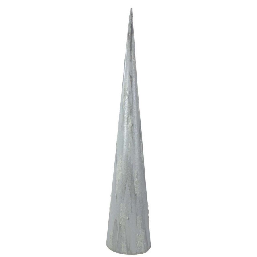 Christmas Table Top Trees * | Northlight 30 White And Gray Marbled Tabletop Christmas Tree