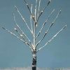 Christmas Table Top Trees * | Roman 24 White Battery Operated Led Lighted Snowy Christmas Tree Tabletop Decor