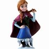 Figures * | Enesco 7 Blue And Burgundy Red Frozen Anna Christmas Tabletop Figurine