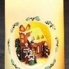 Candles & Lanterns * | Roman 5 Ivory White And Brown Carolers Scene Flickering Flame-Less Led Candle